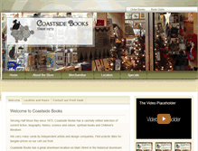 Tablet Screenshot of coastsidebooks.com